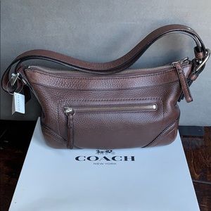 COACH the soft pebble collection handbag